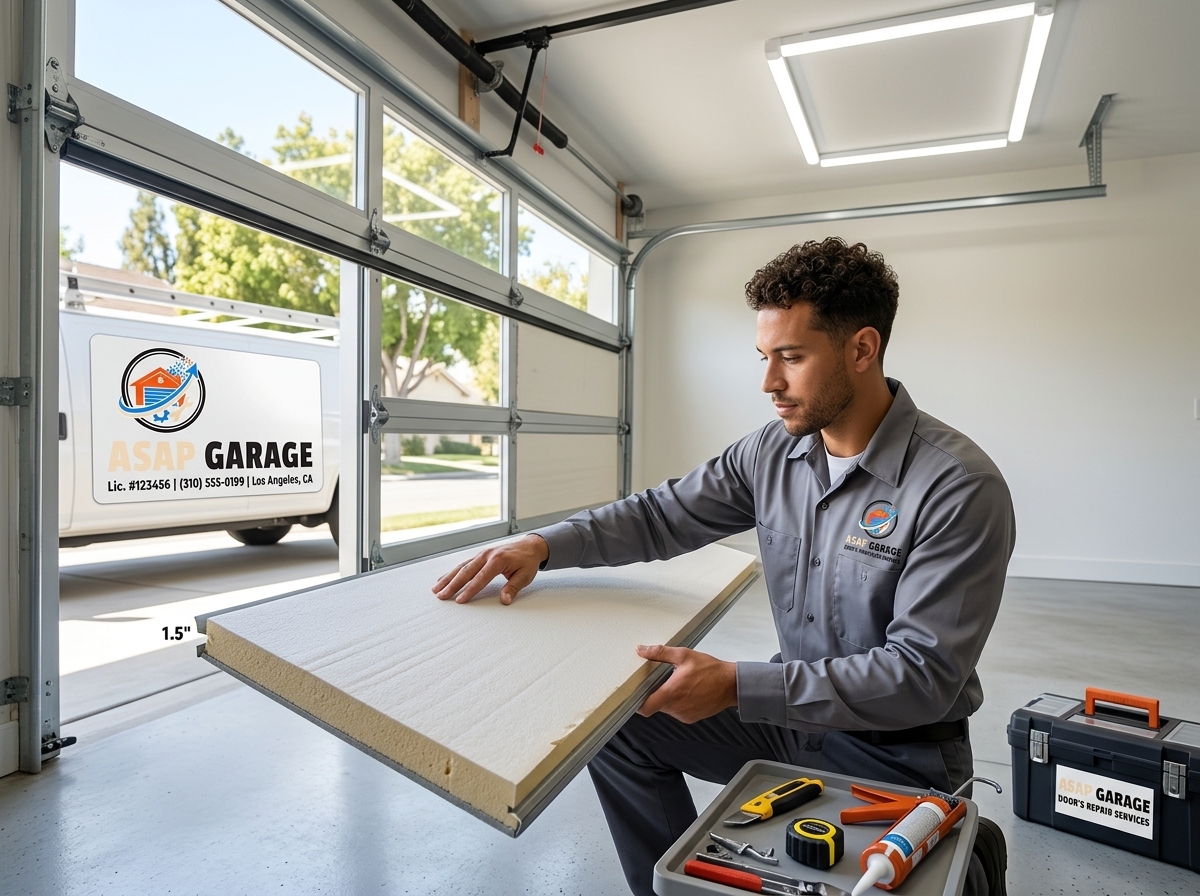 Insulated Garage Door Installation in Los Angeles
