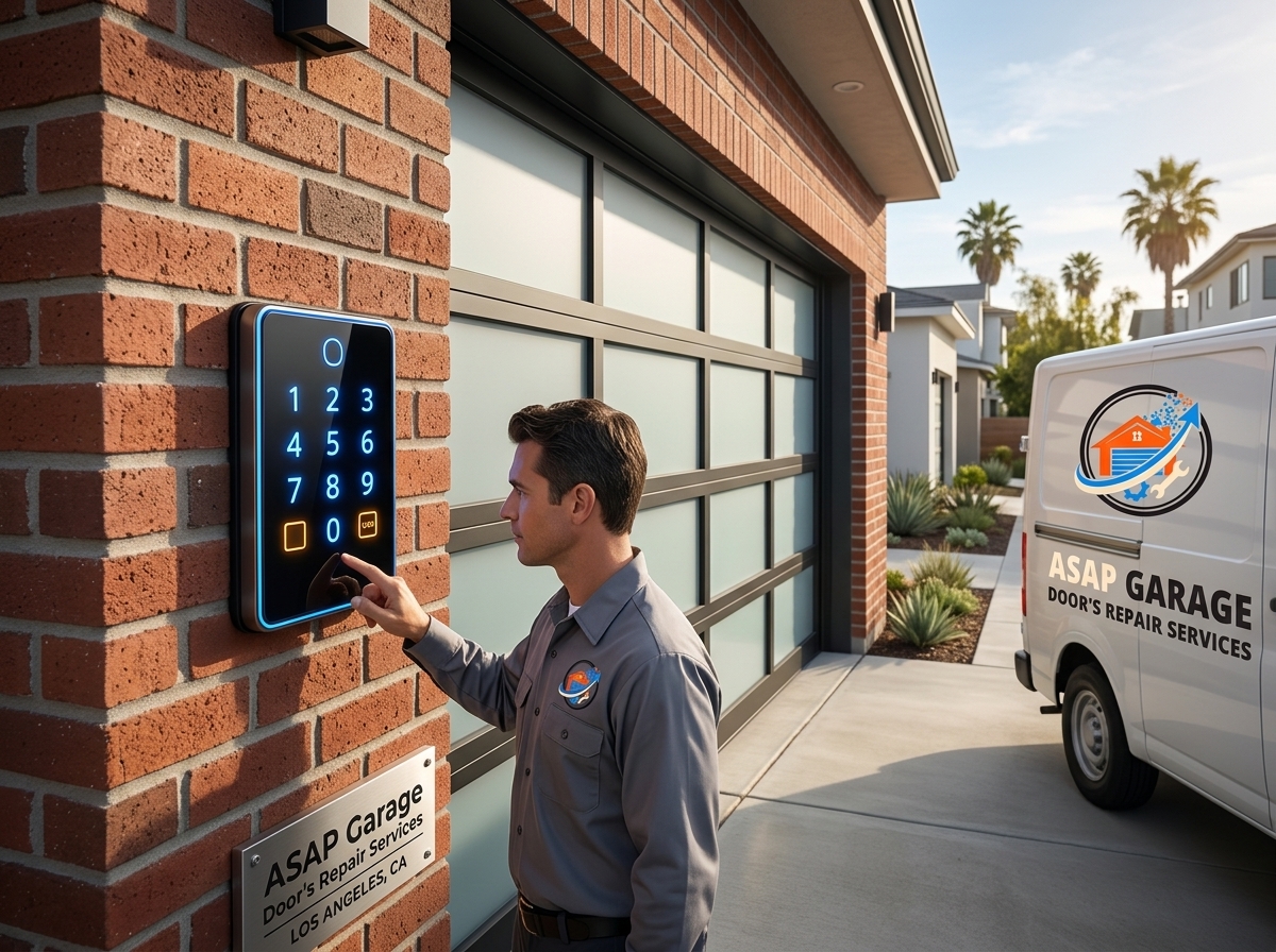 Garage Door Keypad Installation in Los Angeles