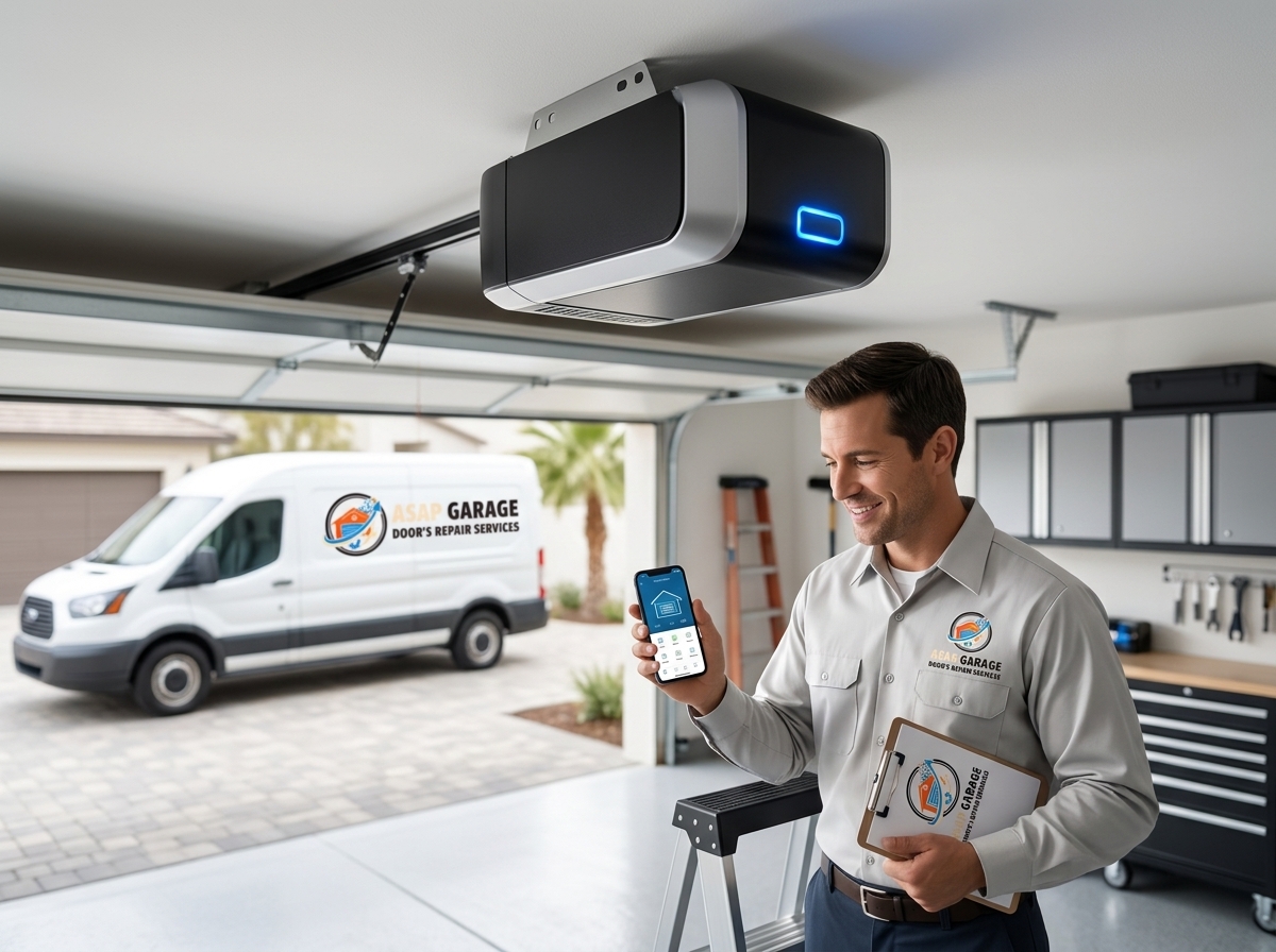Smart WiFi Garage Door Opener in Los Angeles