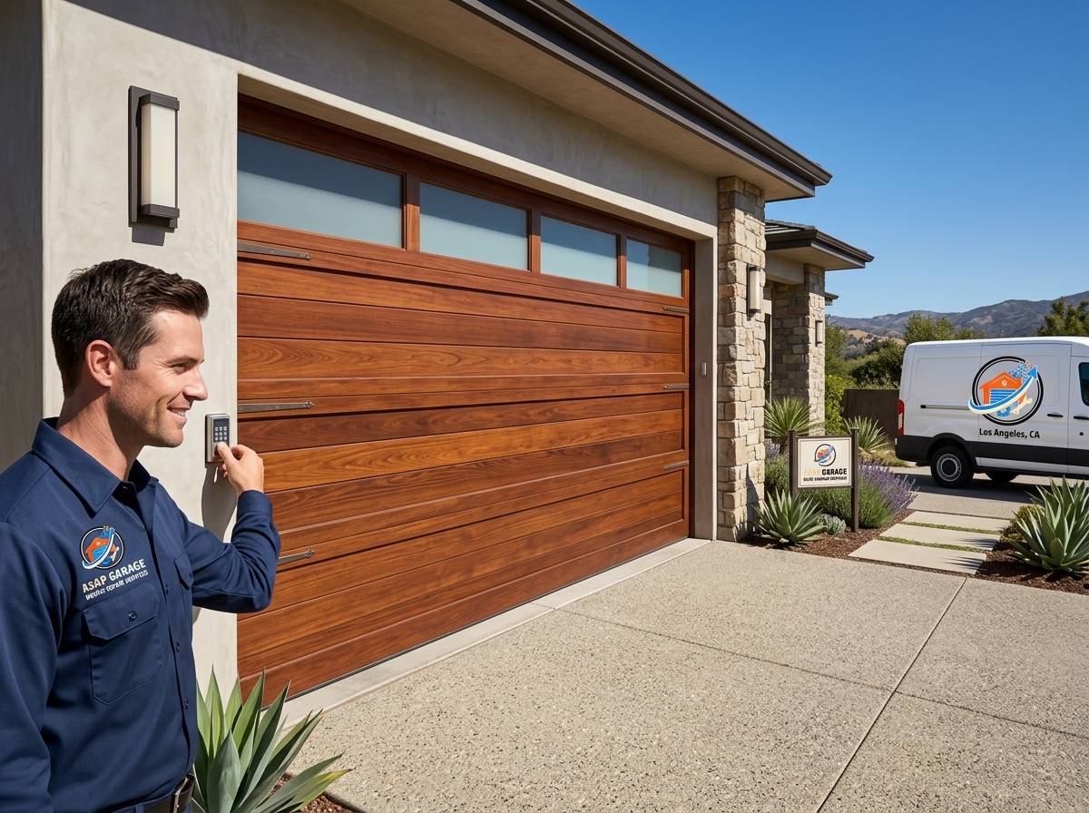 Wooden Garage Door Repair in Los Angeles